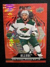 22-23 UD Allure Hockey Red Rainbow 19 Jordan Greenway