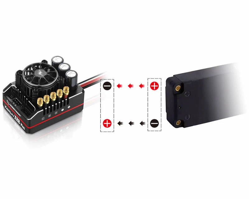 Hobbywing XeRun XR8 Plus G2S 200A Regler Sensored/Sensorless 1:8 Modellbau - Bild 3 von 4