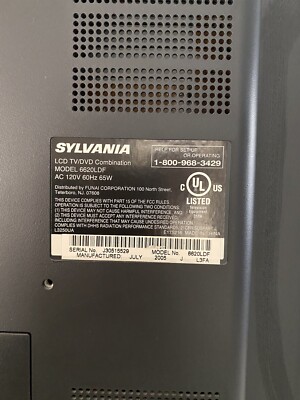 Sylvania 6620LDF 20-Inch ED-Ready Flat-Panel LCD TV/DVD Combo | eBay