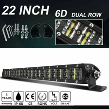 Dual Row 22" INCH 560W LED WORK LIGHT BAR SPOT FLOOD 4X4WD FOR FORD SUV ATV 20"