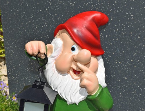 Gnome Garden Ornament Fairy Dwarf Statue LED Solar Lantern Light Décor UK GIFTS - Picture 49 of 61