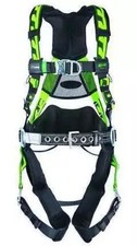 Honeywell Miller Aafw-Qcbdp23xg Full Body Harness, Vest Style, 2 XL