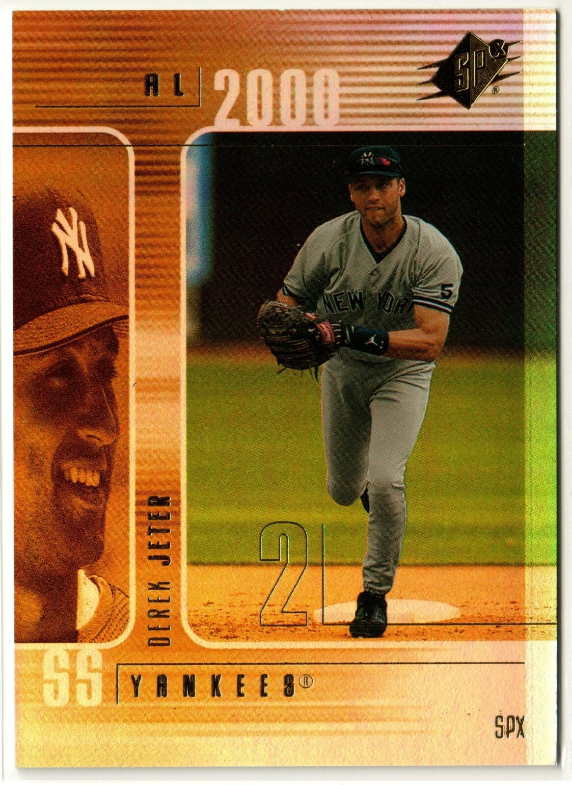 2000 SPx #88 Derek Jeter ~ NY Yankees! ~ The Captain ~ Nice Foil!
