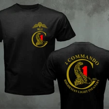 1 Commando RLI Rhodesian Light Infantry Army Bush War T-shirt