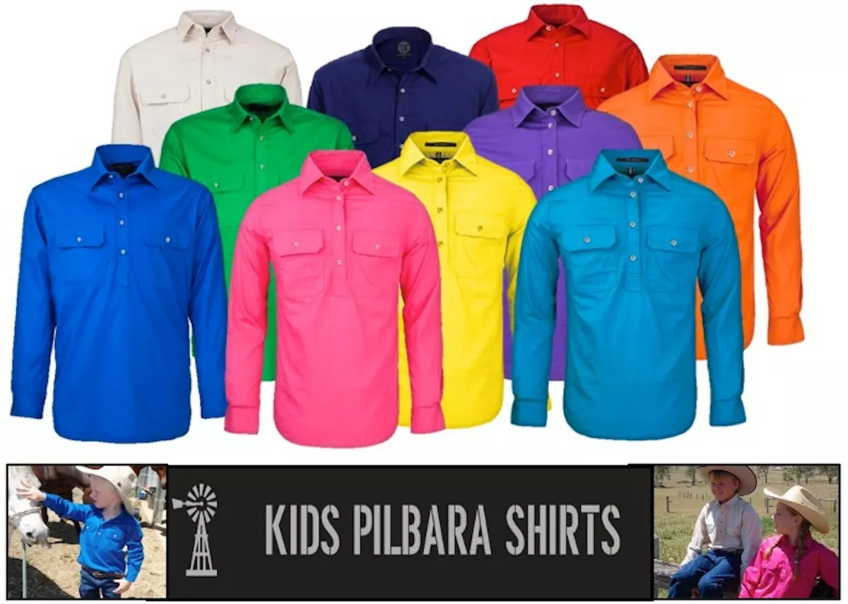 kids work shirts