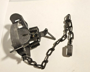 3 New Duke # 1 1/2 Double Coil Spring Traps