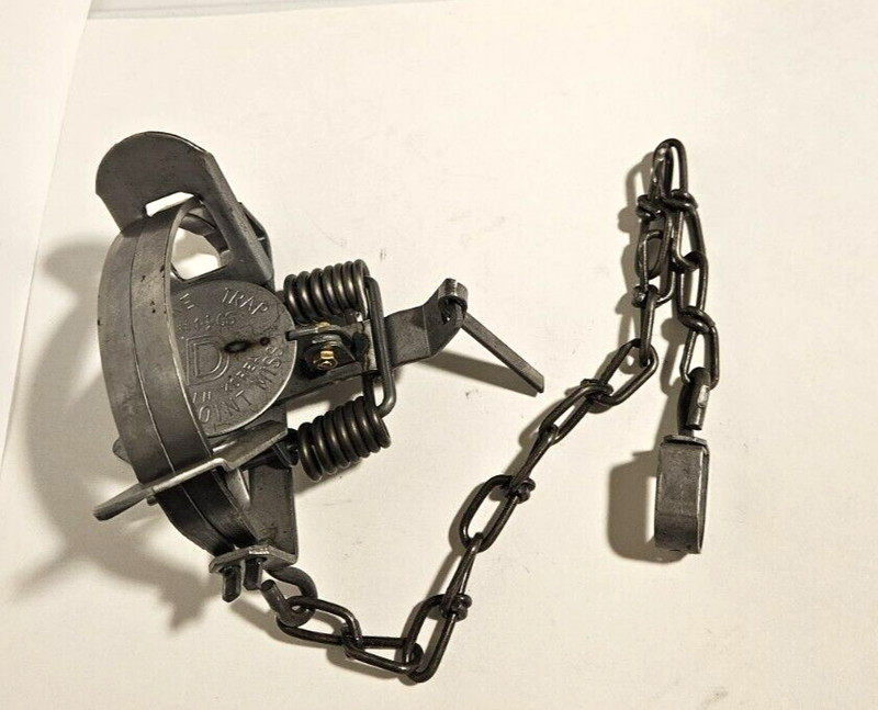 3 New Duke # 1 1/2 Double Coil Spring Traps