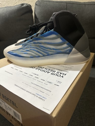 Adidas Yeezy QNTM BSKTBL Frozen Blue DS nuove con scatola e ricevuta - Foto 2 di 8