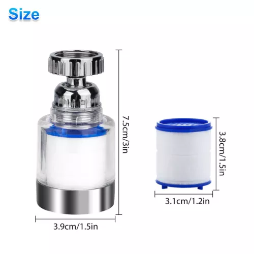 2×Faucet Water Filter System Kitchen Sink Mount Filtration Tap Purifier Clean US - Picture 12 of 16