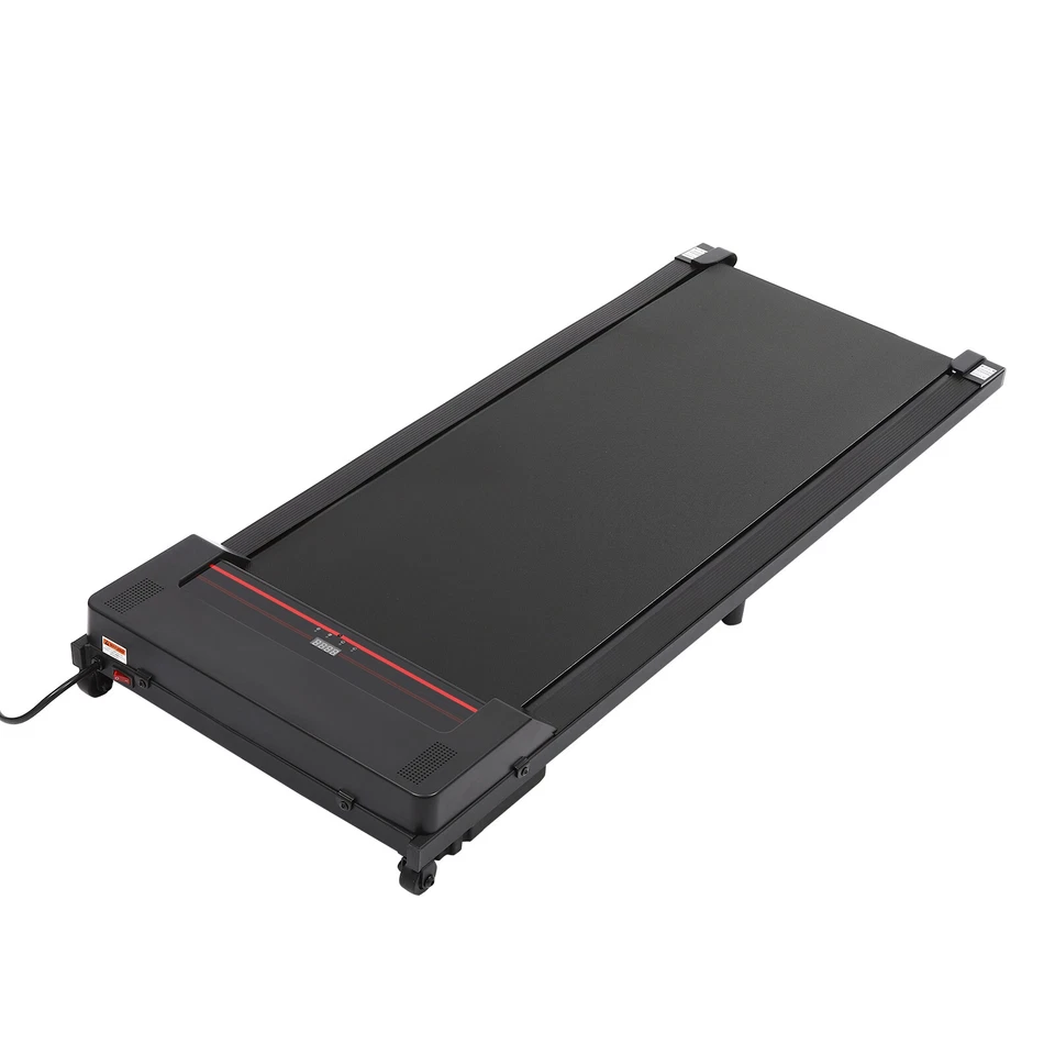 Electric Treadmil Under Desk Walking Pad Home Office Fitness Running Jogging LED - Image 3 of 4