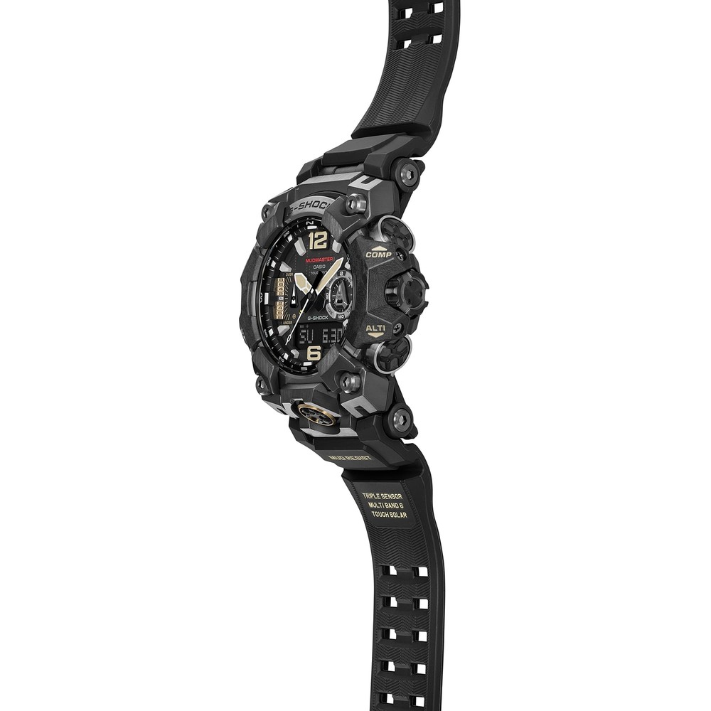 Pre-owned Casio G-shock Gwg-b1000-1ajf Master Of G-land Mudmaster Radio Solar Watch 52.1mm