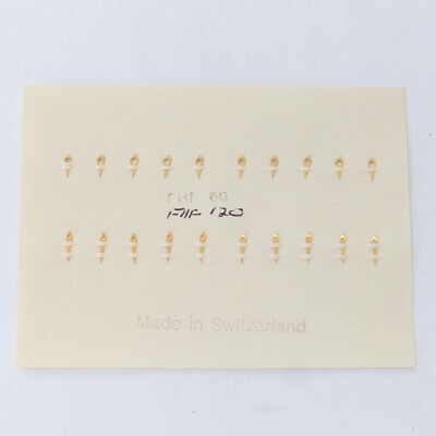 FHF 60, 120 Gold Tone Watch Hand Set New Old Stock One Pair (1) Watchmakers