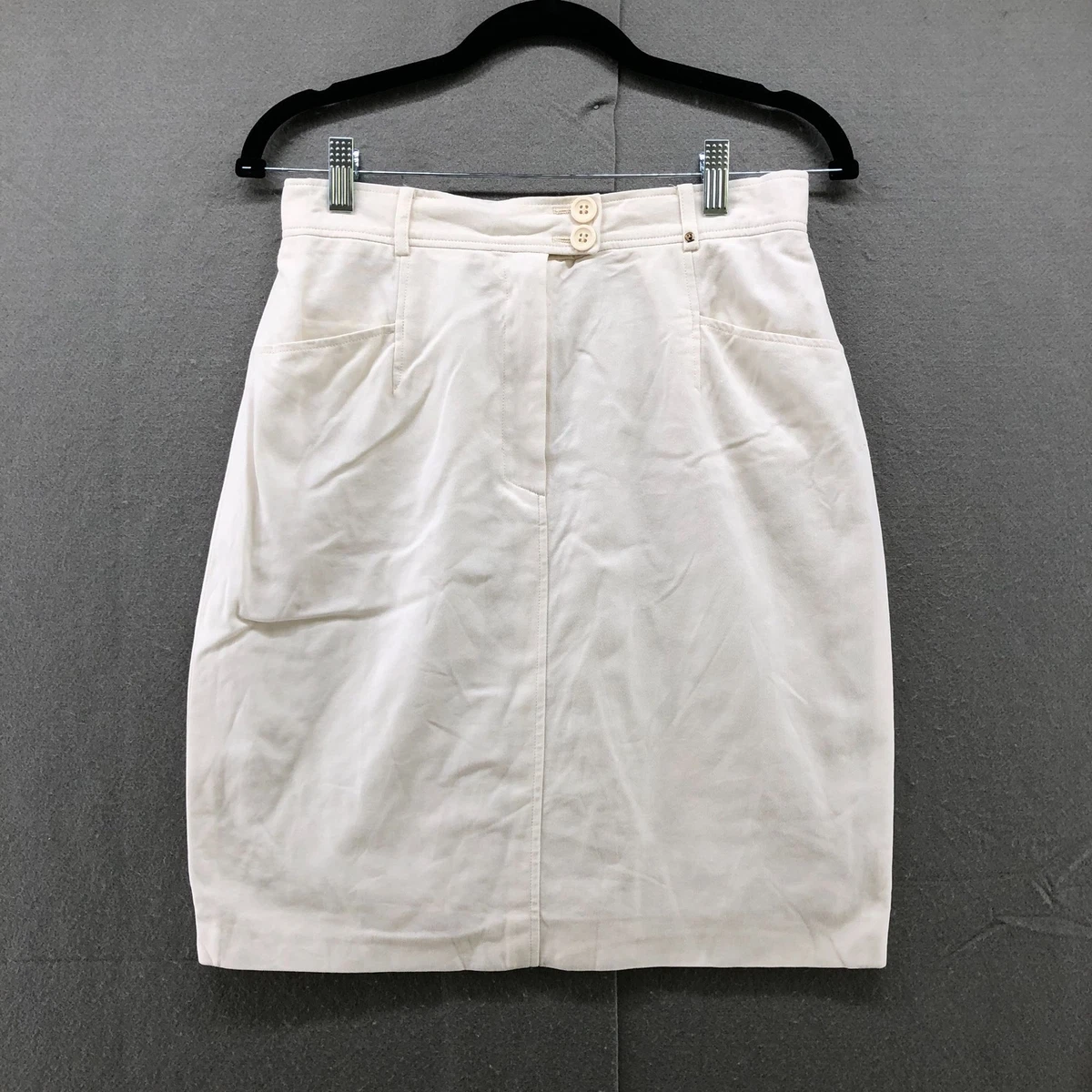 Off white pencil skirt zipper cheap