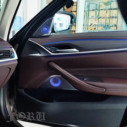 For BMW 5 Series G30 G38 LED Ambient Light Sound Speaker Tweeter Cover Accessory - Picture 6 of 10