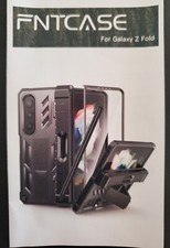Samsung Galaxy Z Fold 4 Shockproof Phone Case Stand Hinge Protect Pen Slot Case