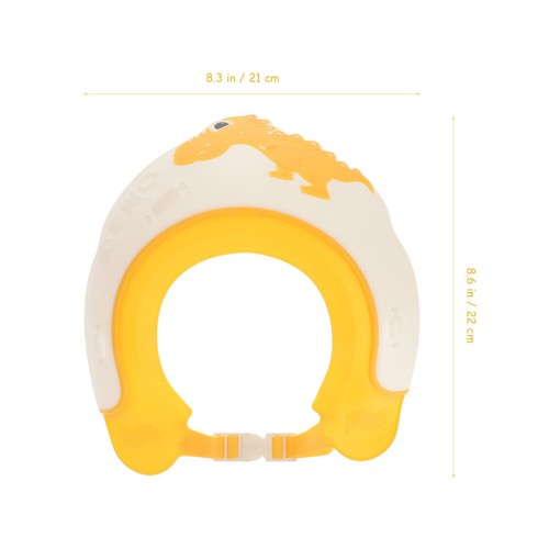 Cappellini a forma di dinosauro baby party bambini capelli lavaggio scudo bambino shampoo cappello - Foto 4 di 11