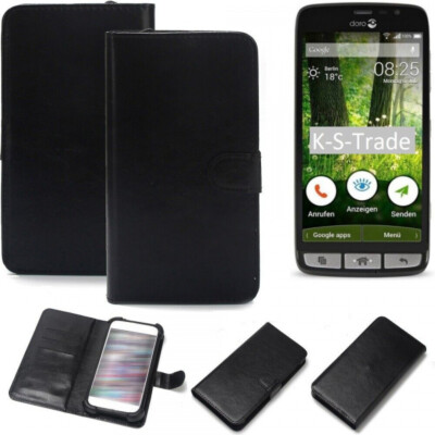 Handytasche Doro Wallet Case Schwarz für Liberto 825