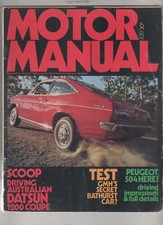 Motor Manual 1970 Jul Valiant Pacer Torana GTR Fiat 125S Chesney Jeep Wagoneer P