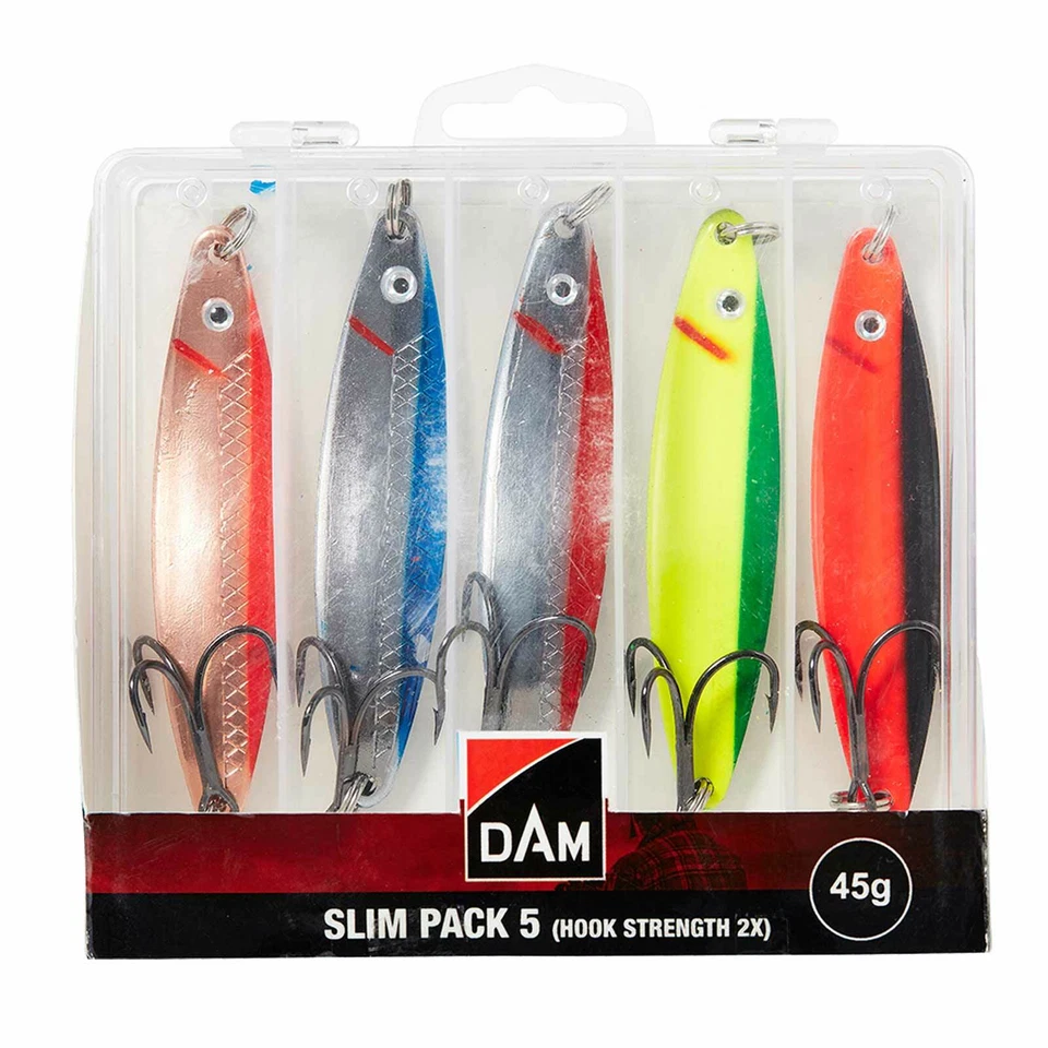 DAM Slim Lachsblinker Angelset Raubfisch Meerforellenköder - Bild 1 von 1