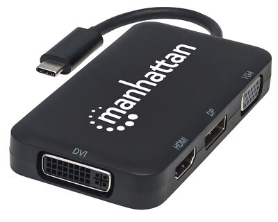 Video - Vari - Adattatore Convertitore Usb-c™ 4 In 1 A Dp/hdmi/dvi/vga ...