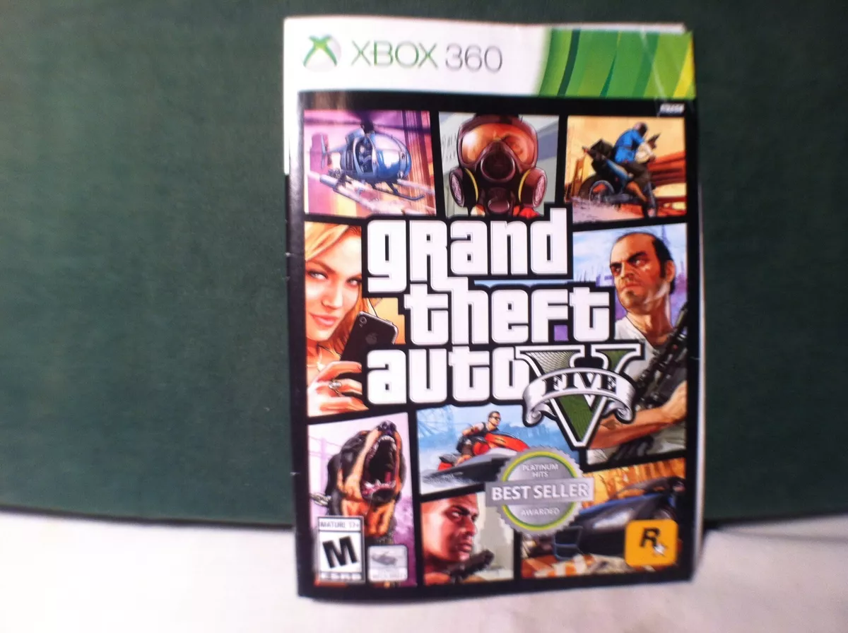 Grand Theft Auto V Xbox 360 Box Art