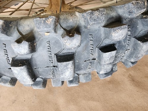 96 1996 Suzuki RM125 RM 125 Rear Wheel Rim Hub Brake - Picture 4 of 7