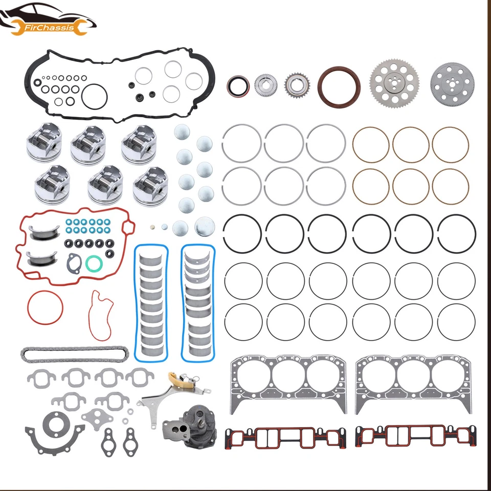 For Chevrolet Astro Blazer & GMC Sonoma Safari 1999-2006 4.3L Engine Rebuild Kit - Image 3 of 4