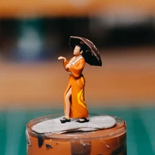 Japan Kimono Figure – Traditional Japanese Costume Collectible Scale 1/87 1/64