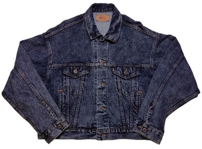 Vintage LEVI'S Denim Trucker Jacket 70508 0227 Blue Made USA Men's XL