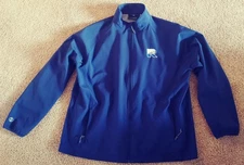 Holloway 229521 Men's Long Sleeve Featherlight Soft Shell Jacket XL Navy Logo