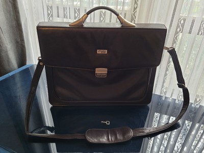 Vintage Executive Club Brown Briefcase Lockable With Key