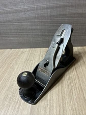 Stanley Bailey No 4 Plane High Knob Smooth Sole Vintage Woodworking Tool USA