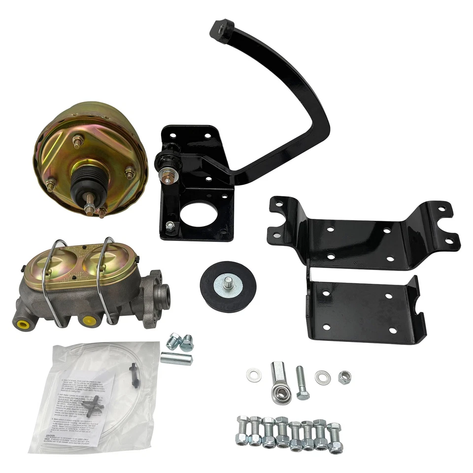 For 1932 Ford power pedal 7"dual booster master cylinder under floor kit - Imagem 2 de 4