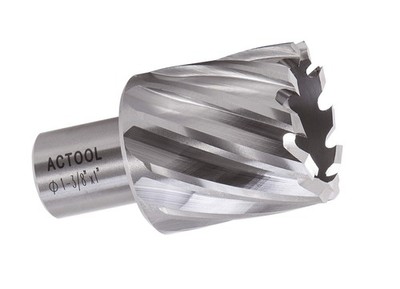 ACTOOL 1-3/8'' Diameter × 1'' Depth of Cut HSS ANNULAR Cutter 1-3/8'' x 1''