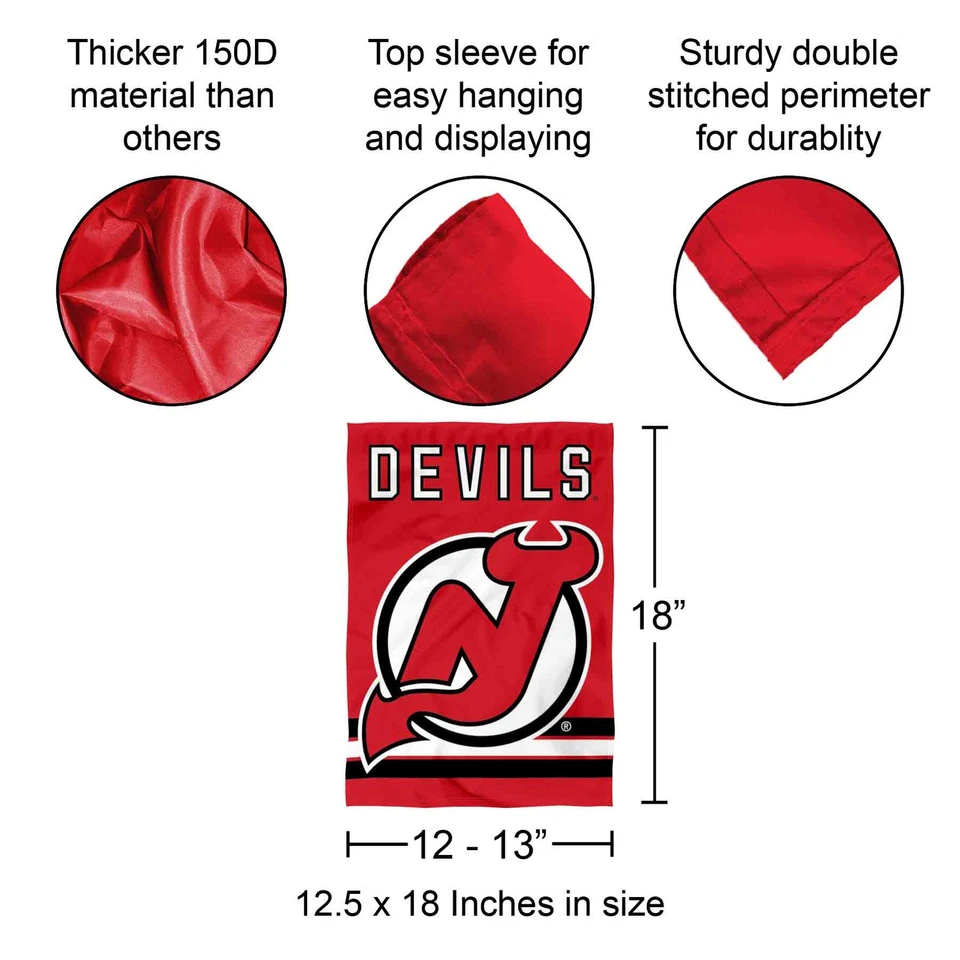 New Jersey Devils Garden Flag and Yard Banner - Image 2 of 4