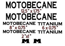 Motobecane Bikes Mopeds Die Cut Vinyl Frame Decals Cycling Bicycle Cycles #2