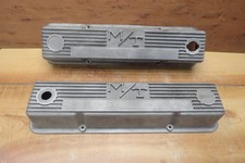 Mickey Thompson Valve Covers Small Block Chevy 327 Finned Aluminum Vintage Mt