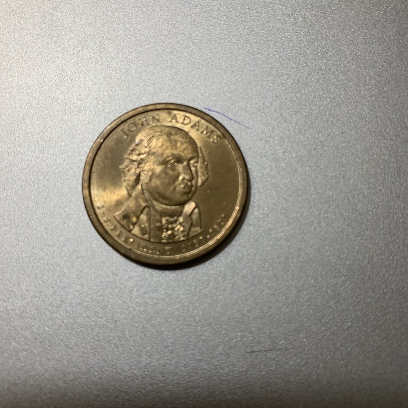 2007 D $1.00 John Adams Presidential Commemorative Dollar Coin