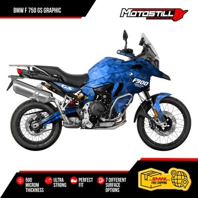 FIT FOR BMW F 900 GS  ADV / 2023 - 2025  GRAPHIC STICKER KIT (BLUE)