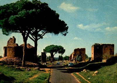 Roma Via Appia Antica Fotora Terni Color Postcard