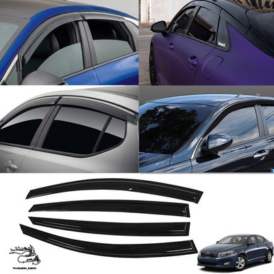For KIA Optima K5 2011-2015 Acrylic Window Vent Visors Rain Sun Guard Deflector