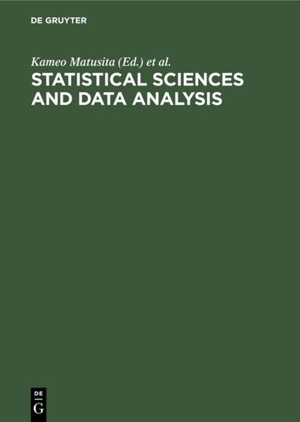 Statistical Sciences And Data Analysis Kameo Matusita-image