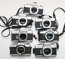 Bulk Lot 7 Minolta 35mm Film Cameras SRTSC-II SRT101 SRT102 X-370 SRT201 XG1