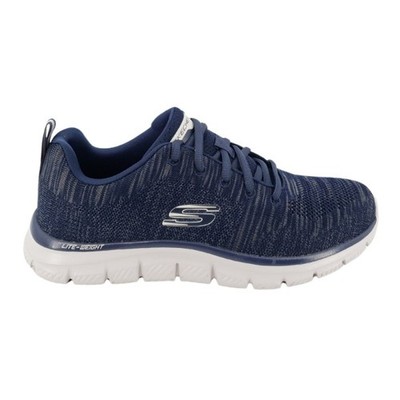 Skechers Lite-Weight Herren EU 40/US 7,5/UK 6,5 in Charcoal Black und Blau