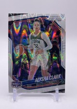 2025 Panini Prizm WNBA #129 Alysha Clark White Seismic