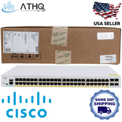 Cisco CBS250-48PP-4G 48 Port PoE+ Gigabit Smart Managed Switch SFP - Refresh