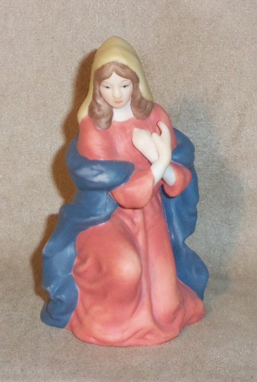 Vintage Lenox Christmas Nativity Scene Figurine Hand Painted #827010 - MARY ONLY