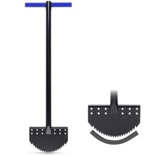 -Piece 40in Manual Edger Lawn Tool with Spring Steel Blade Manganese Steel Bo...