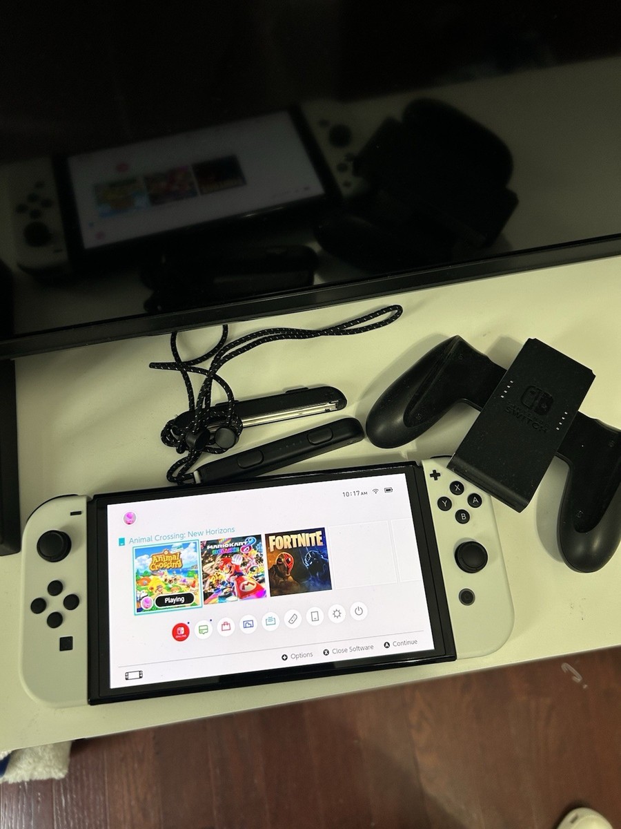Nintendo Switch OLED Model Console White Joy-Con Wi-Fi HDMI USB-C