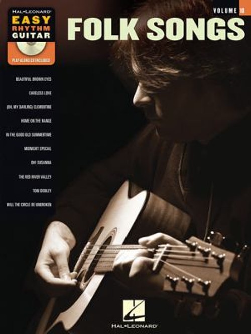 Folk Songs : Easy Rhythm Guitar Series Volume 10 Compact DiscFree US Delivery | ISBN:1423419405